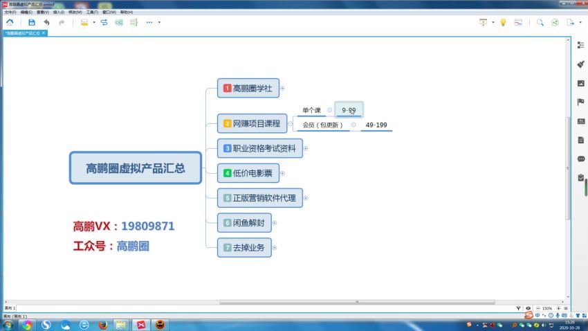 【高鹏圈】半自动化出单，月入2万零成本虚拟产品项目​(2.43G) 百度网盘分享