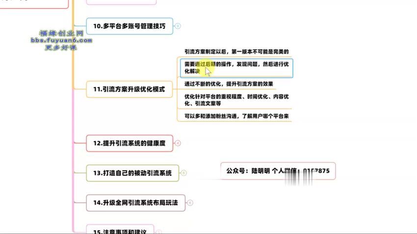 制定精准引流方案专栏6.0(302.84M) 百度网盘分享