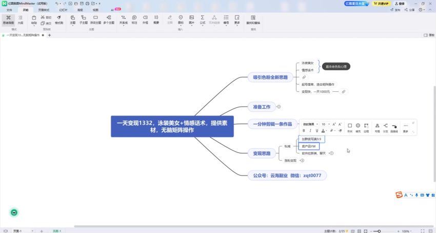 一天变现1300，泳装美女+情感话术，提供素材，无脑矩阵操作(225.35M) 百度网盘分享