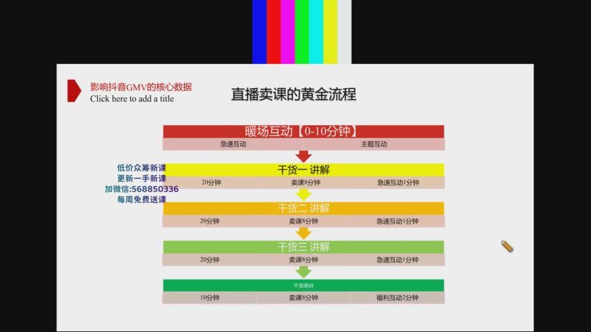 抖音直播带课实训营1780(6.44G) 百度网盘分享